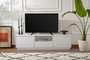 Nordure Soporte de TV Vanguard - Blanco Natural